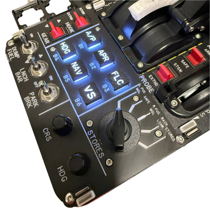 Quick-Swap Faceplates for Virpil Control Panel #3 & SharKa-50 Panel