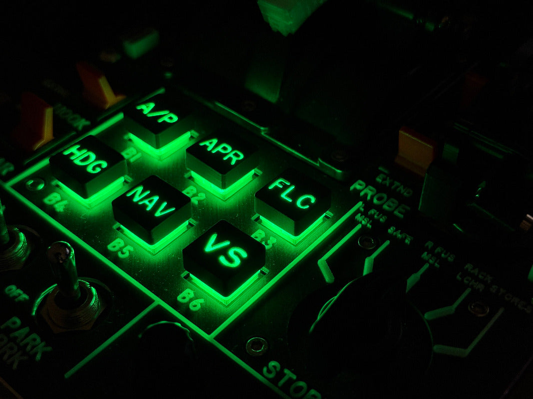 Quick-Swap Button Caps for Virpil Throttles & Panels