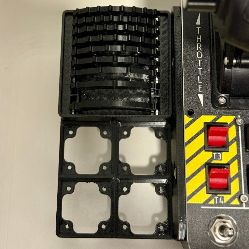 Side Mounted Gridfinity Tray for Virpil Devices & Rail Mounts