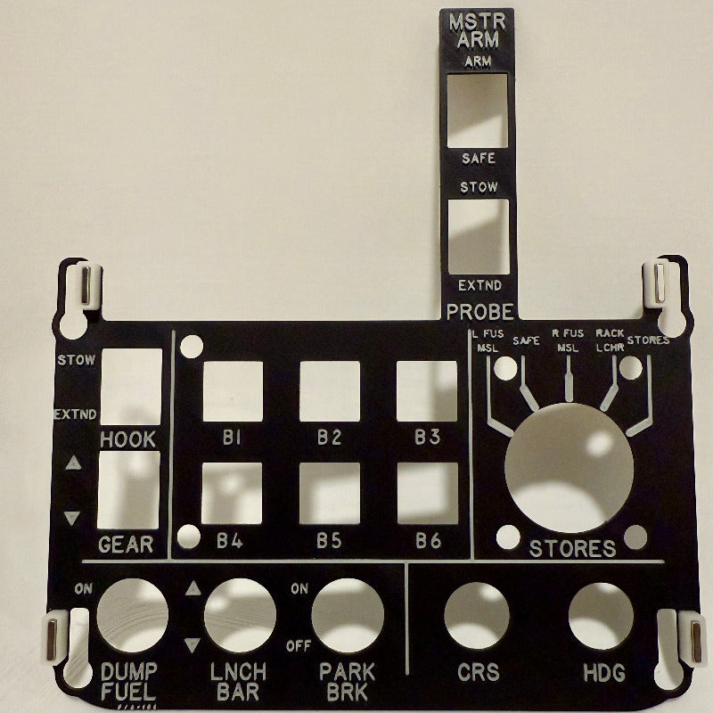 Quick-Swap Faceplates for Virpil Control Panel #3 & SharKa-50 Panel