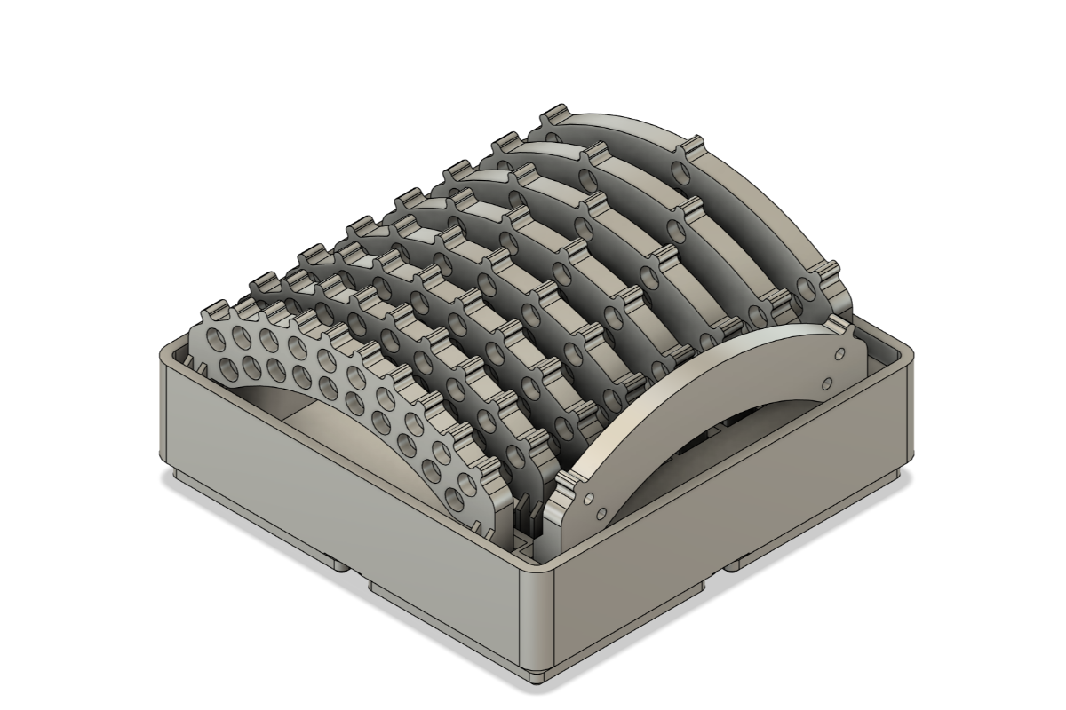 Flap Detent Gridfinity Storage Container