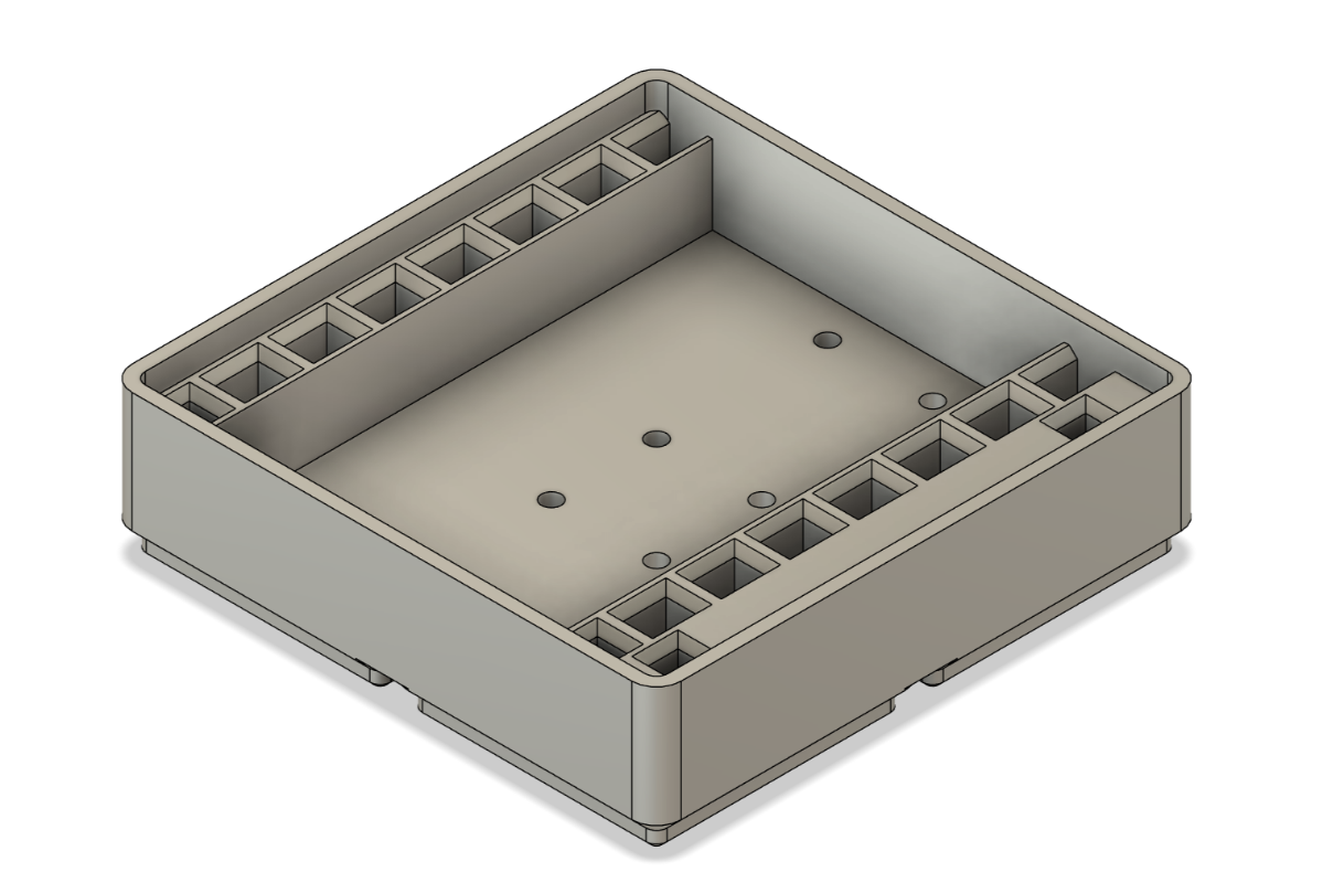 Flap Detent Gridfinity Storage Container