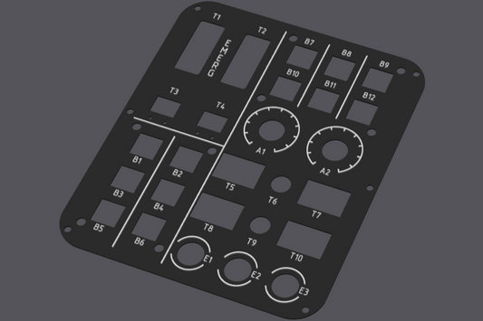Quick-Swap Faceplates for Virpil Control Panel #1