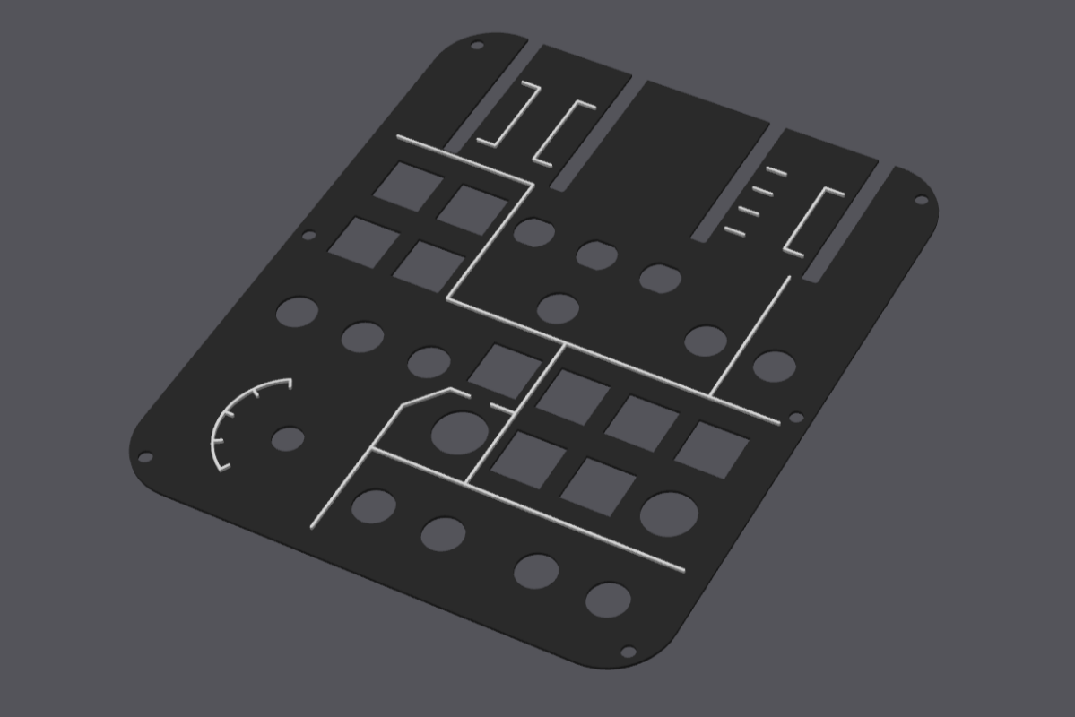Quick-Swap Faceplates for Virpil Control Panel #3 & SharKa-50 Panel